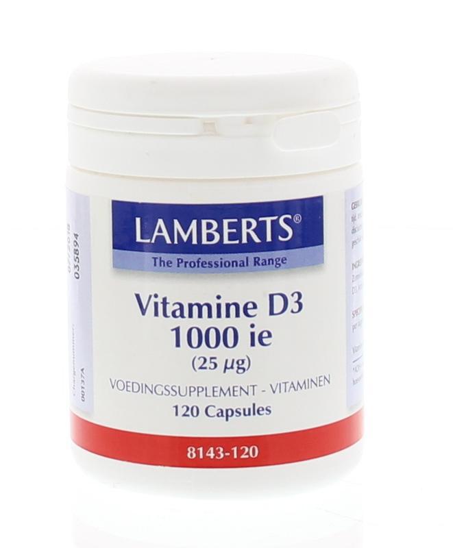 Vitamine D 1000IE 25 mcg 120 capsules
