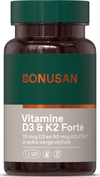 Vitamine D3 & K2 120 Softgels