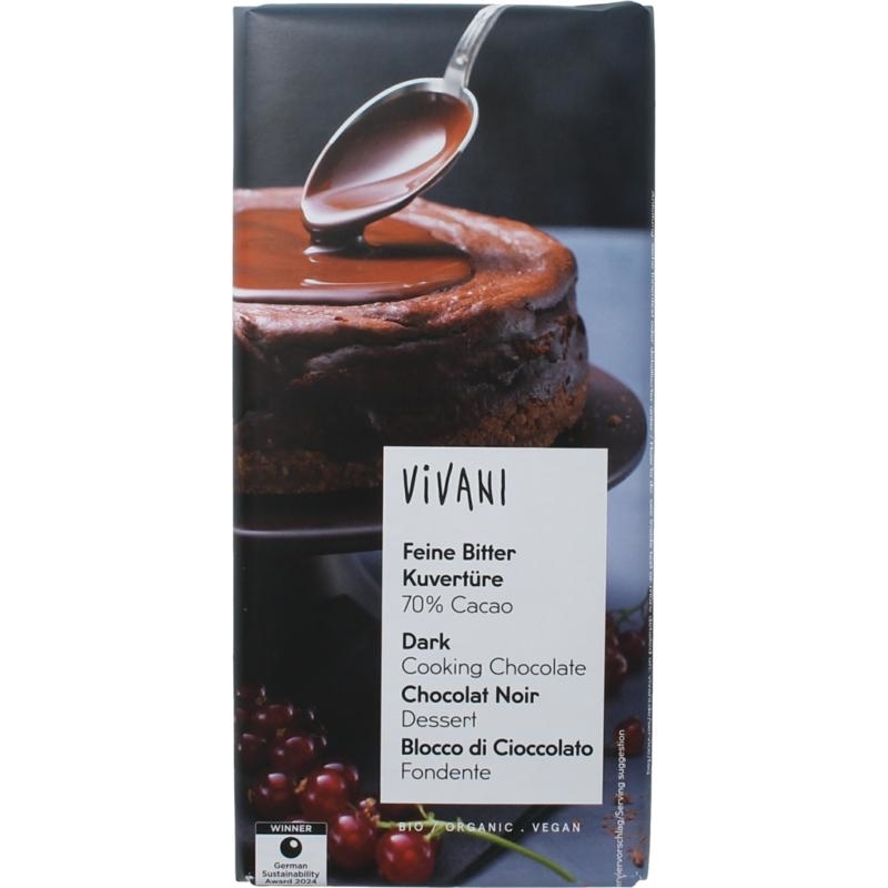 Vivani Dark cooking chocolate bio 150g