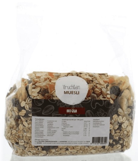 Vruchten Muesli 1000 Gram