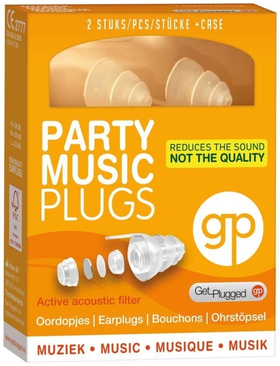 Party music plugs 1paar