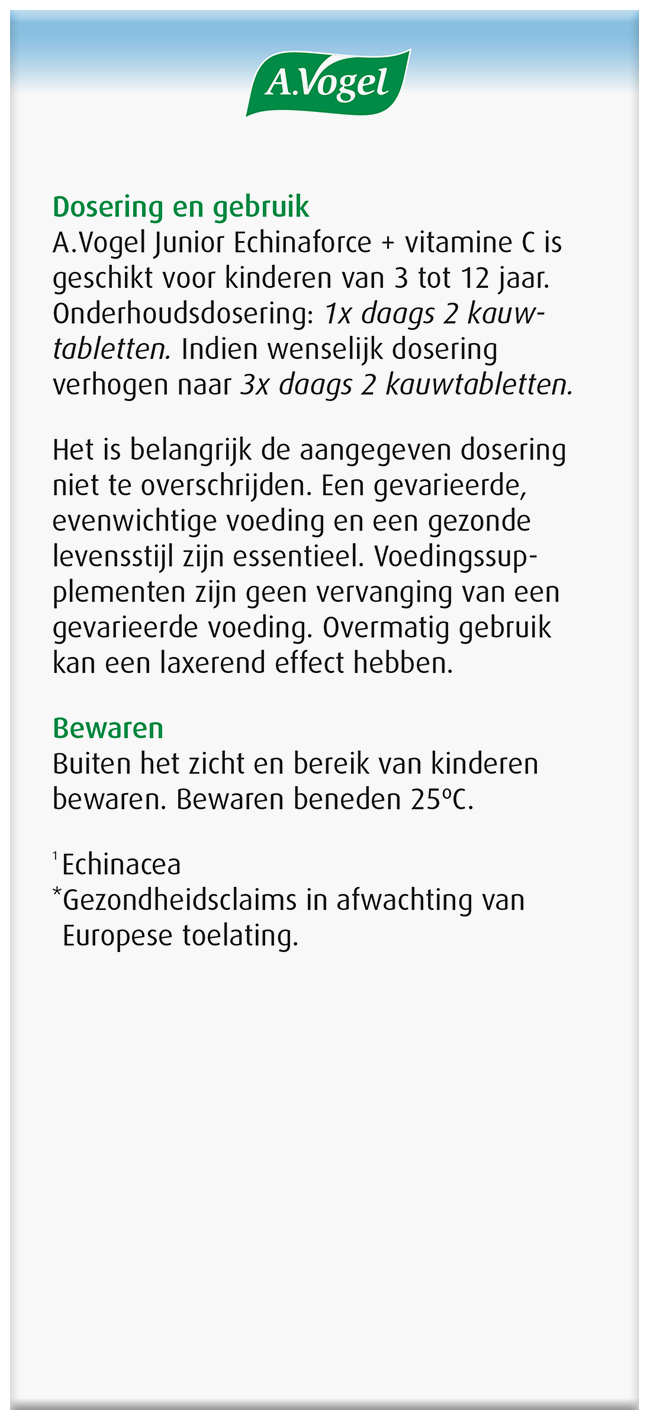 A.Vogel Junior + Vitamine C kauwtablet 80 Tabletten