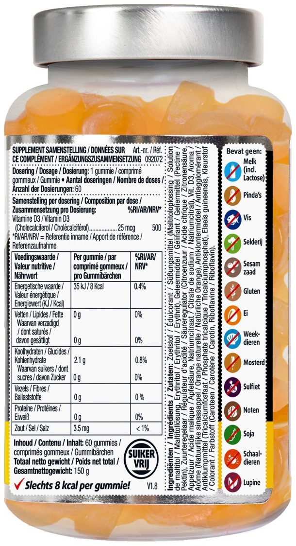 Lucovitaal Vitamine D3 Gummies 60 stuks