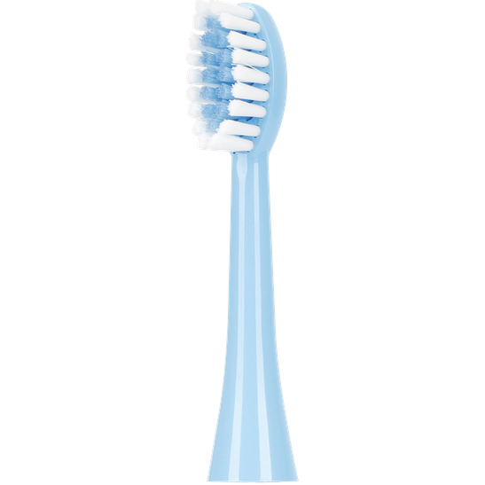 DeKindertandenborstel Kindertb Opzetborstel Blauw 4st
