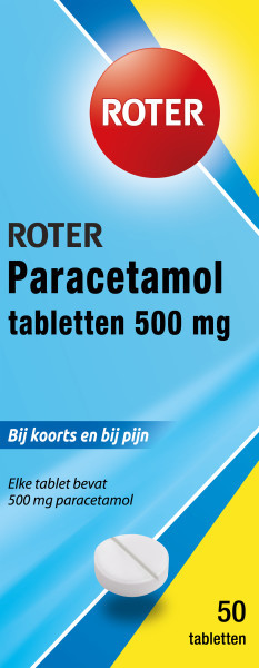 Paracetamol 500mg 50 tabletten