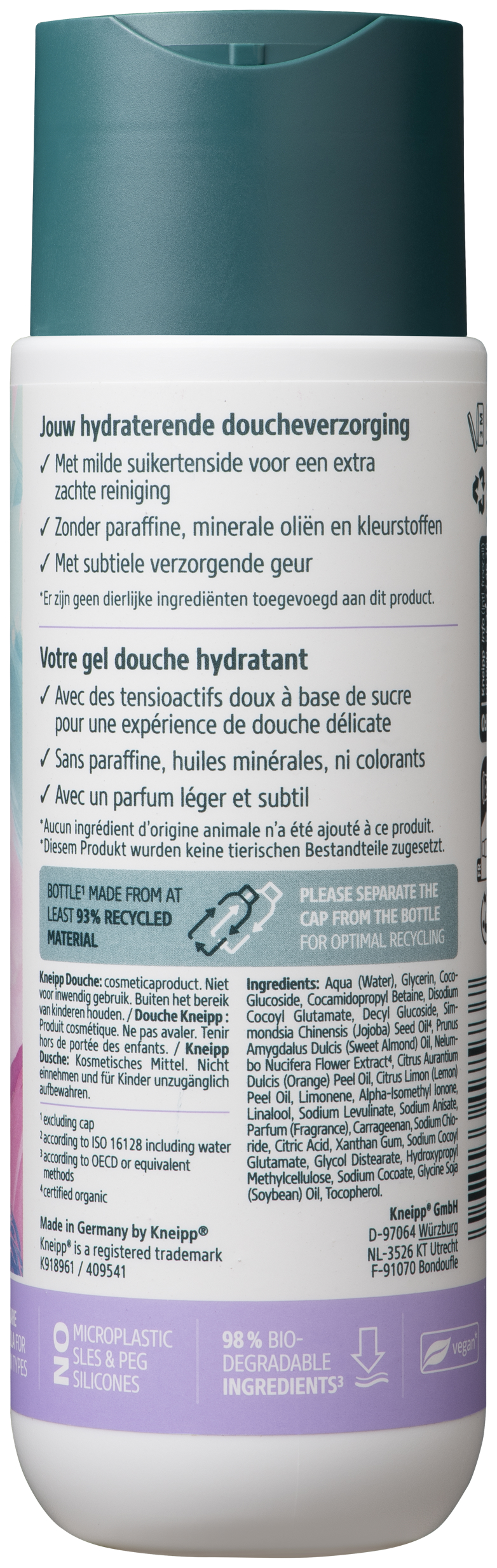 Kneipp Clean Beauty Shower Lotus Jojoba 200 ML