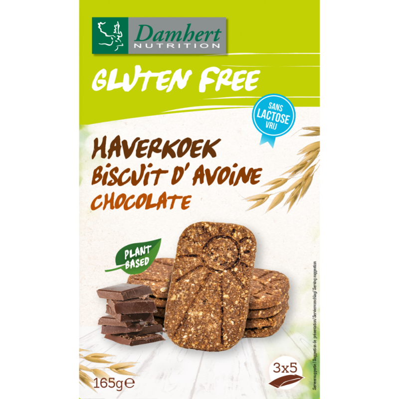Haverkoekjes Chocolade Glutenvrij 165 Gram