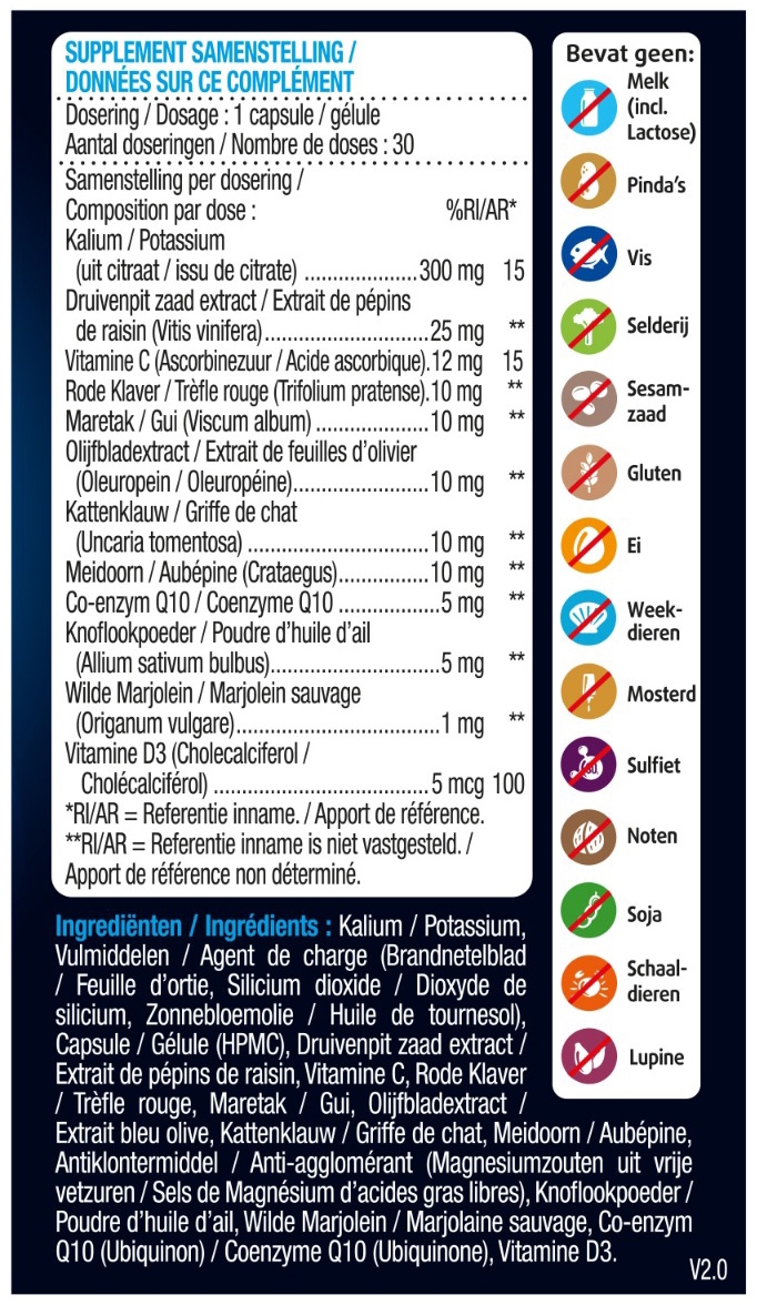 Lucovitaal Bloeddruk 30 capsules