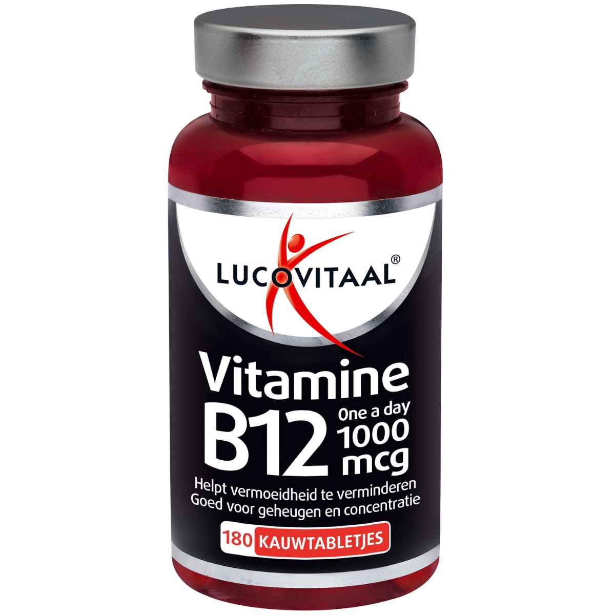 Lucovitaal Vitamine B12 1000mcg 180 kauwtabletten