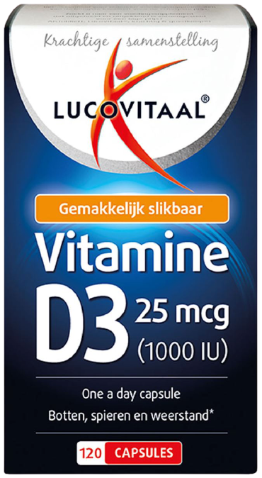 Vitamine D3 25 mcg 120 capsules
