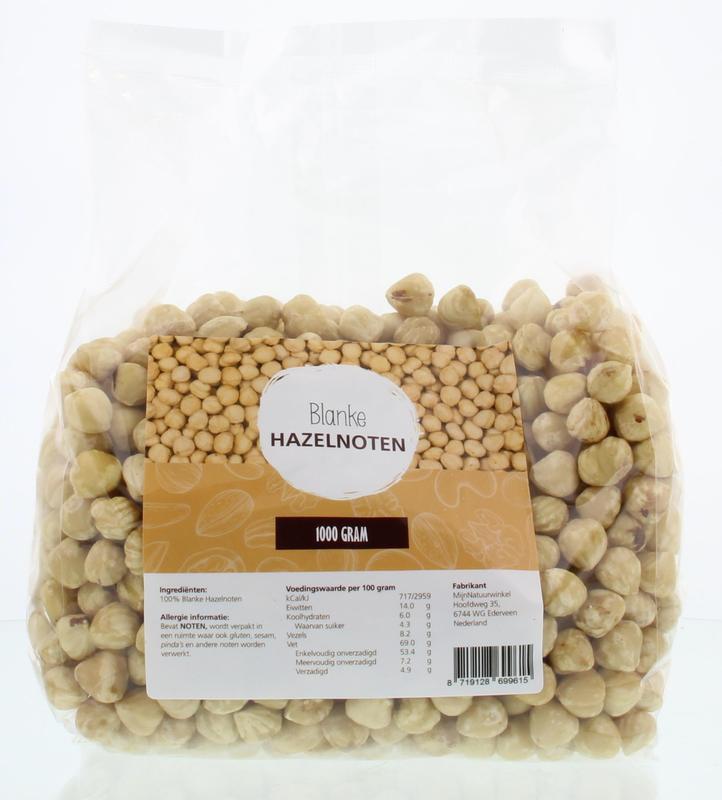 Blanke Hazelnoten 1000gr