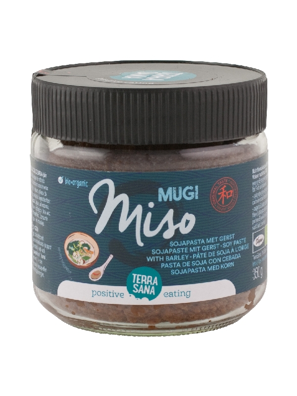 TerraSana Mugi miso ongepasteuriseerd glas 350g