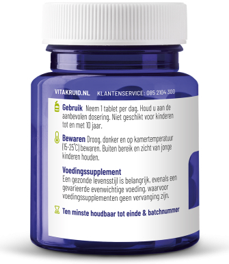 Vitakruid Vitamine D3 25 mcg 120 tabletten