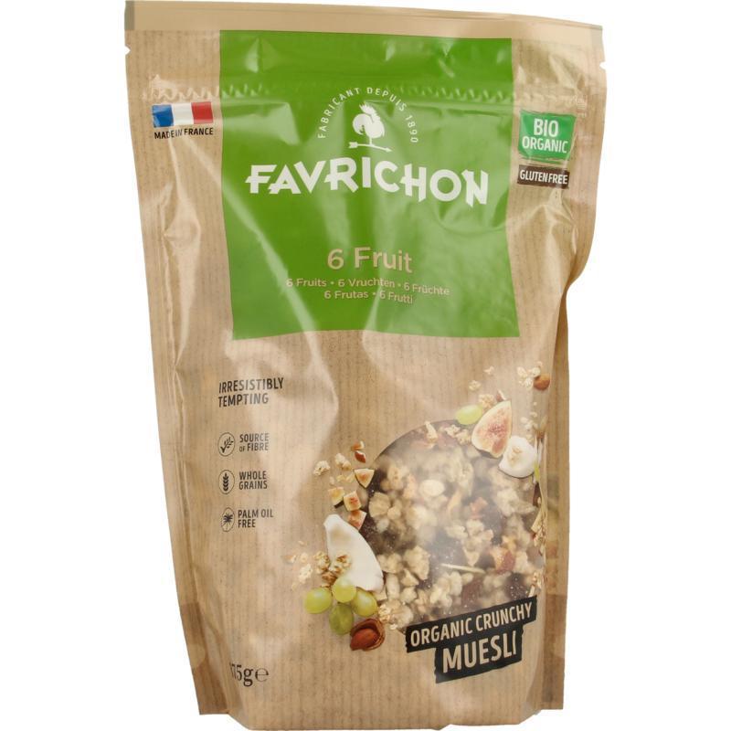 6 Vruchten muesli bio 375G