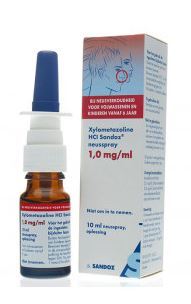 Xylometazoline 1,0 mg/ml Spray 10 ml