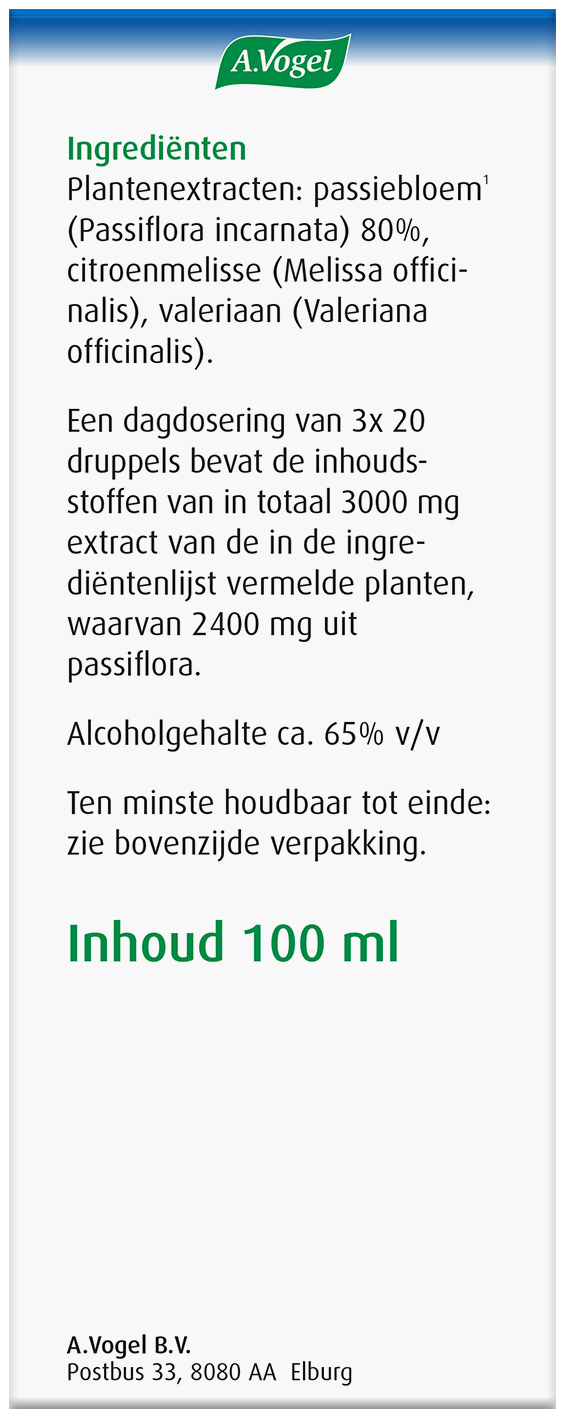 A.Vogel Passiflora Rustgevende druppels 100ml