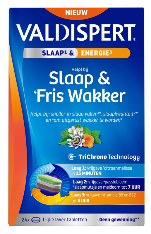 Slaap & Fris Wakker 24 Tabletten