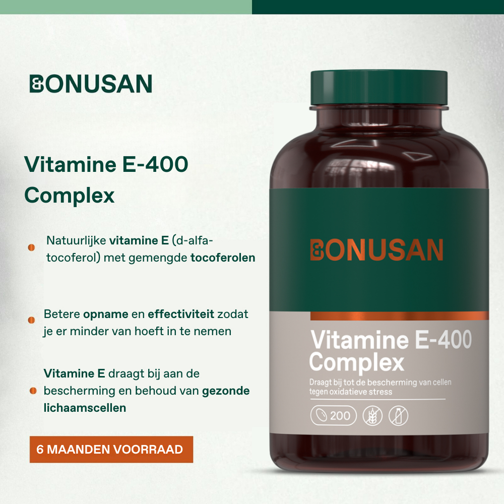 Bonusan Vitamine E-400 Complex 200 Softgels