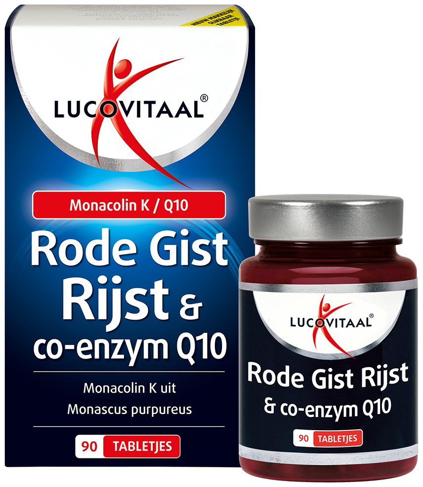 Lucovitaal Rode Gist Rijst + co-enzym Q10 90tb