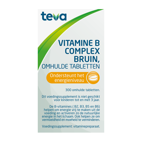 Vitamine B Complex Bruin 300 tabletten