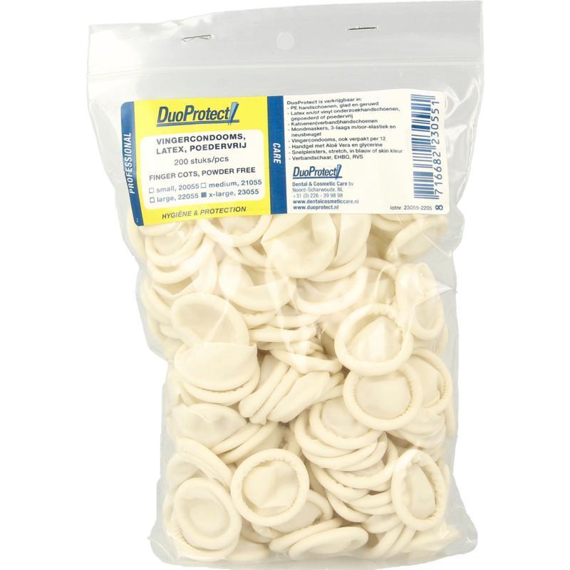 Vingercondoom XL 200 Stuks