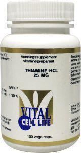 Thiamine HCL 25 mg 100 Capsules