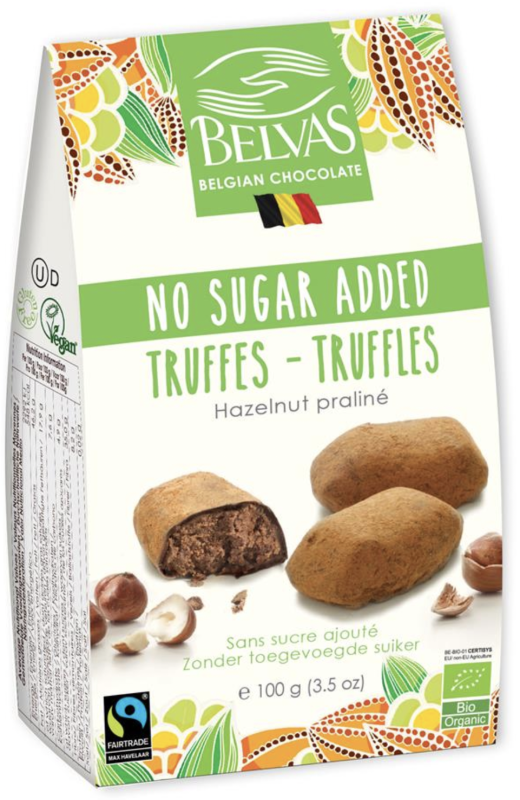 Hazelnoot Praline Truffels Bio 100G