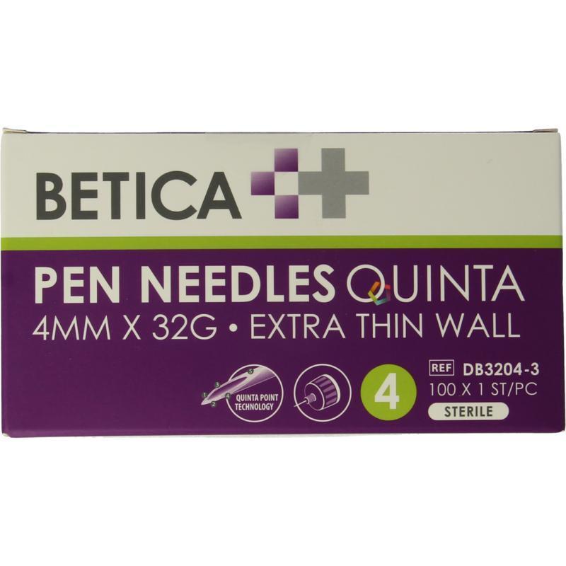 Pennaalden Quinta steriel 4mmx32g 100st