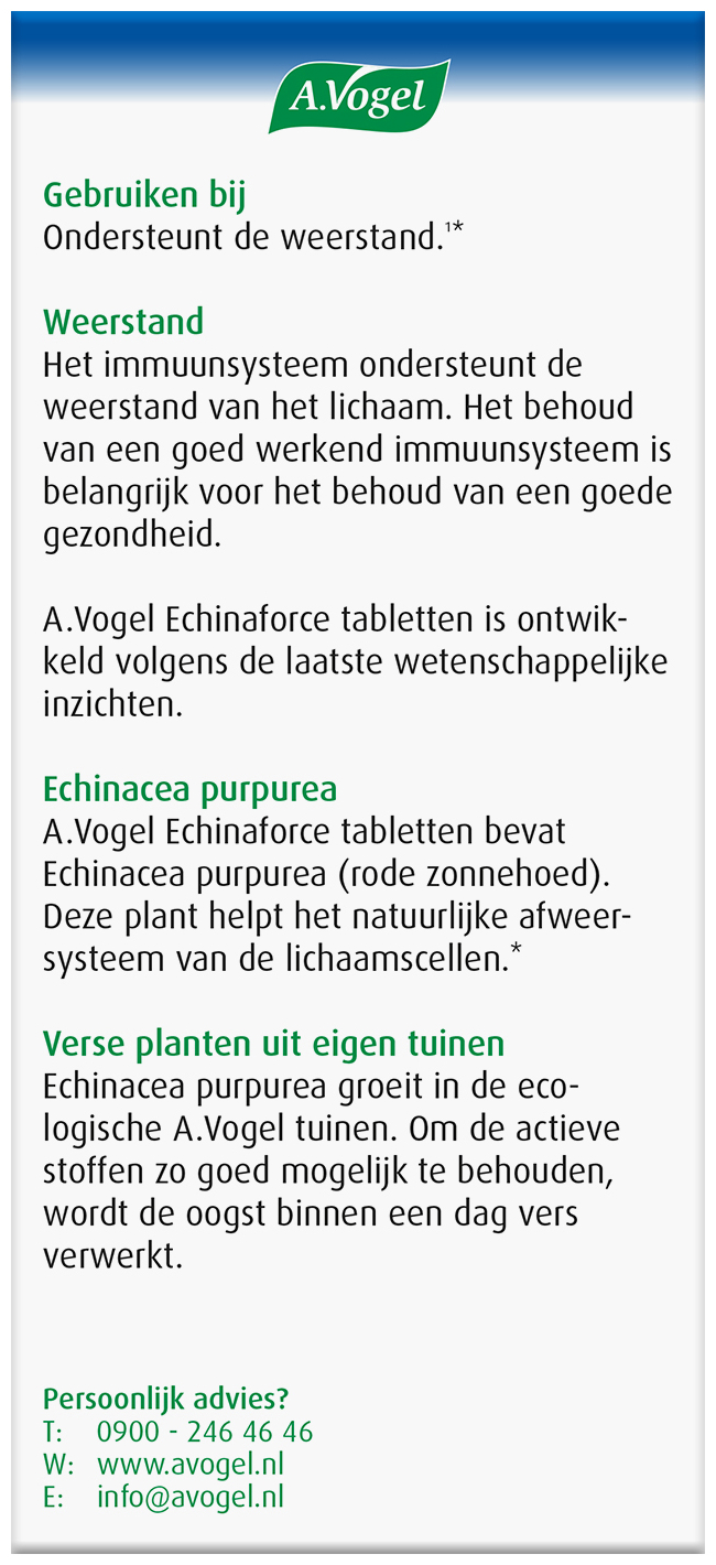 A.Vogel Echinaforce tabletten 200 Stuks