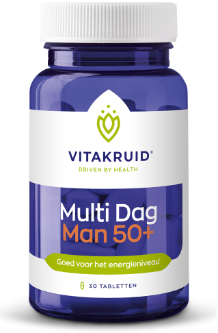 Vitakruid Multi Dag Man 50+ 30 tabletten