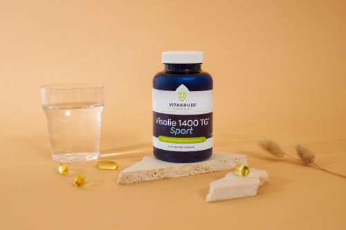 Vitakruid Visolie 1400 TG Sport met D3 90 Softgels