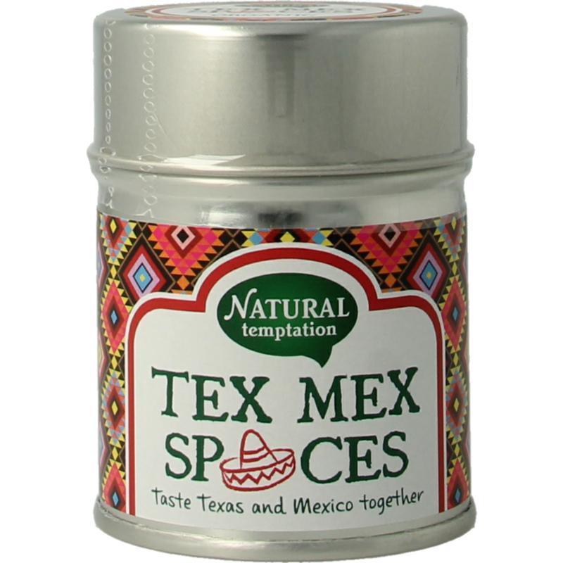 Tex Mex spices blikje bio 40g