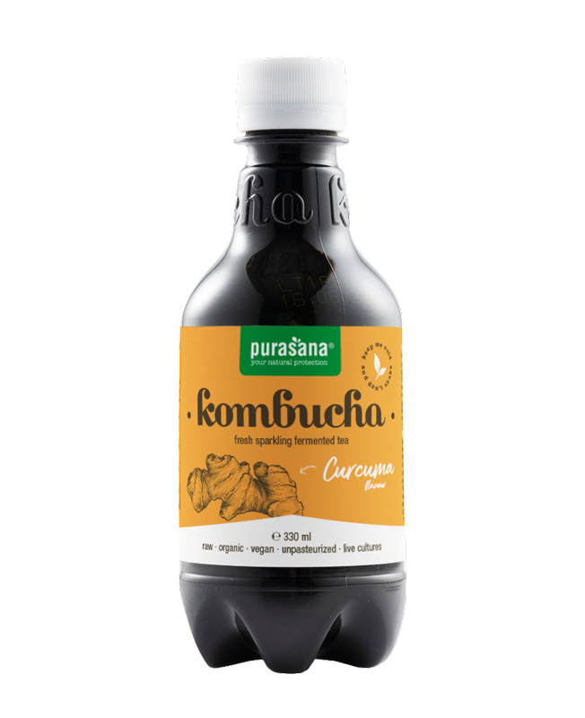 Kombucha Curcuma Vegan Bio 330 ml