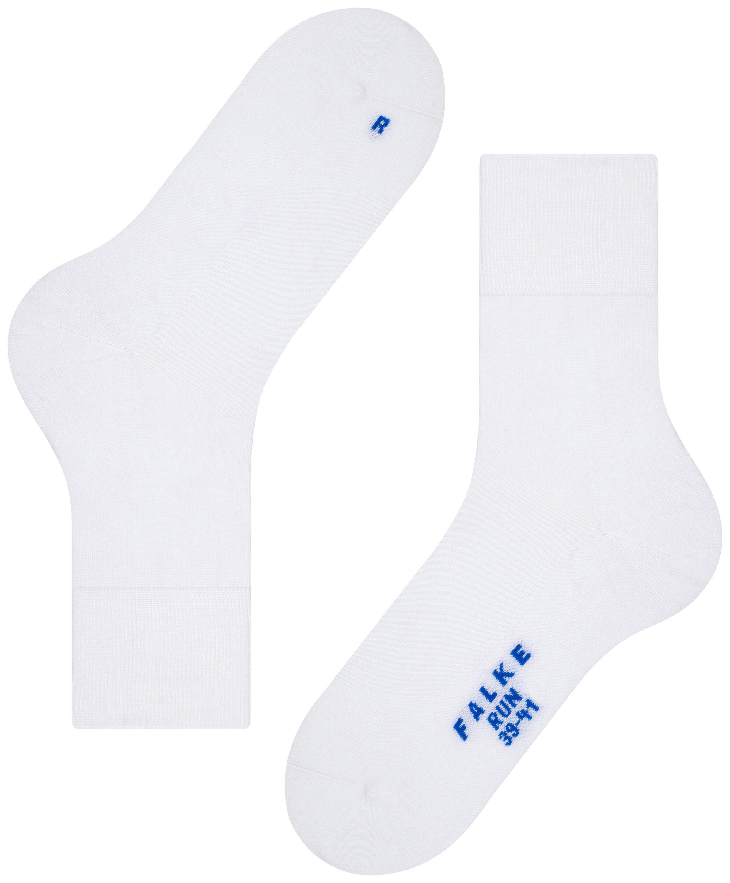 FALKE Unisex Run Sokken Weiß