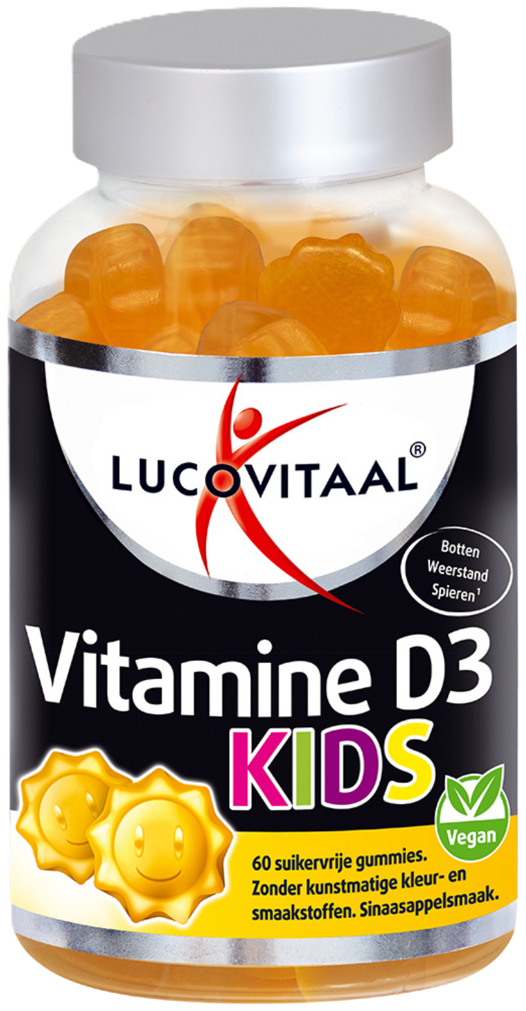 Lucovitaal Vitamine D3 Kids 10 mcg 60 Gummies