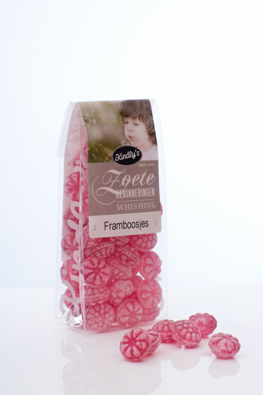 Snoep framboosjes 200 gram
