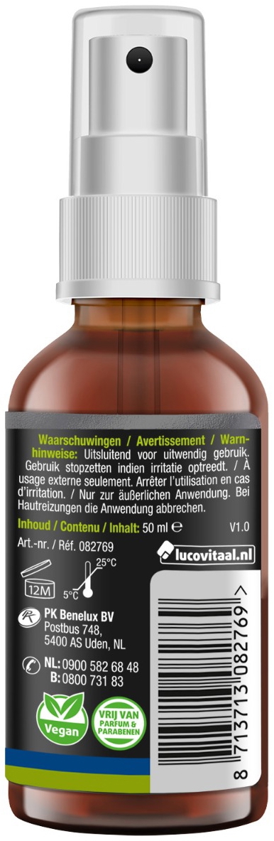 Lucovitaal Spierolie Kuiten Vegan 50ML