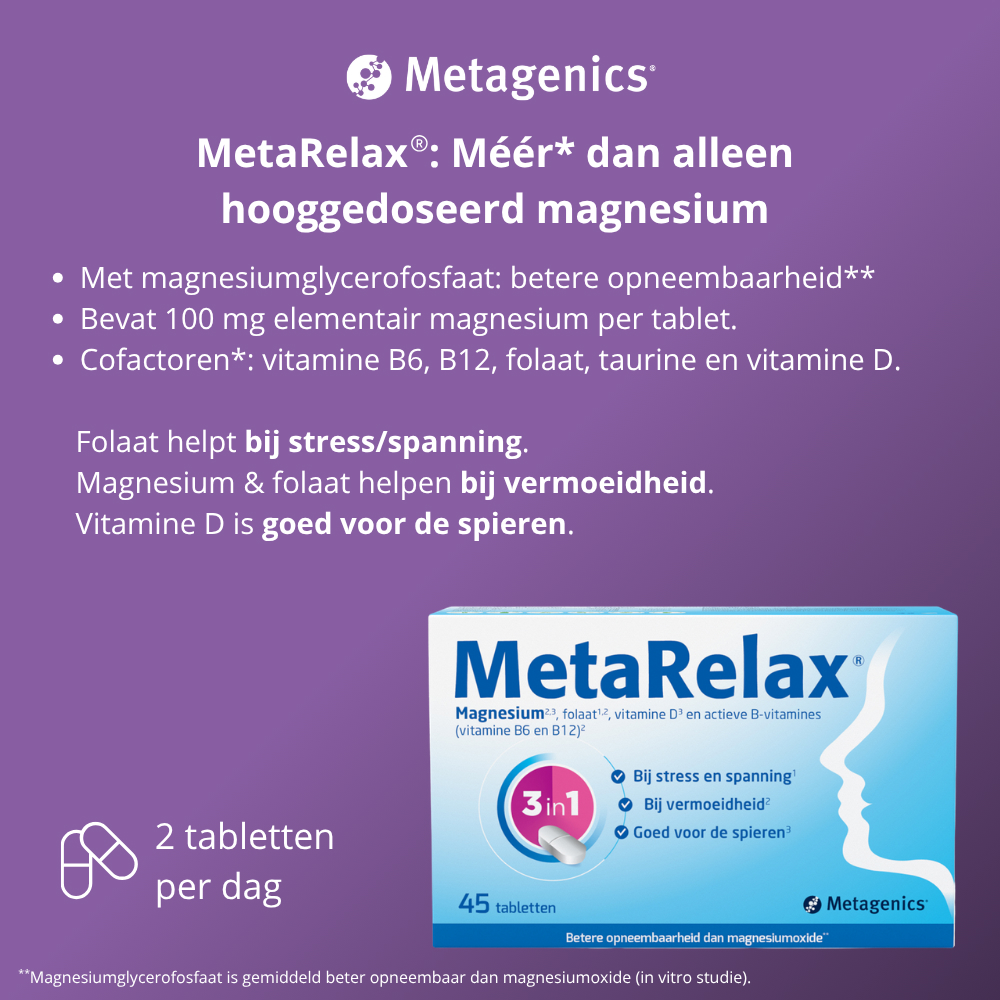 Metagenics MetaRelax 45 Tabletten