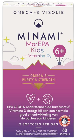 MorEPA kids + vitamine D3 60sft