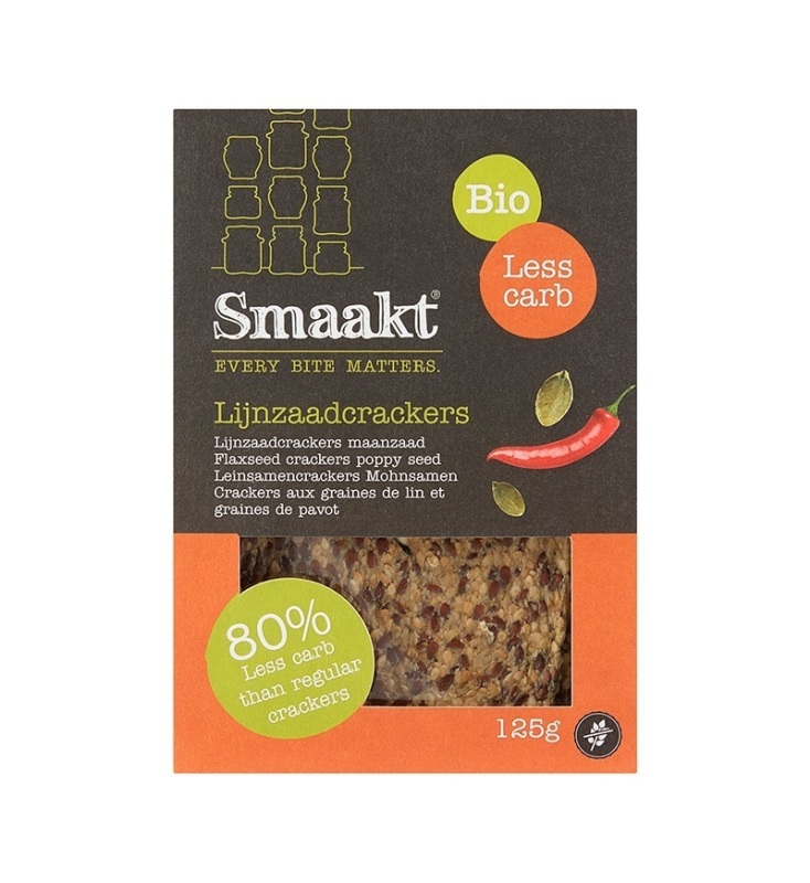 Lijnzaadcrackers 125gr
