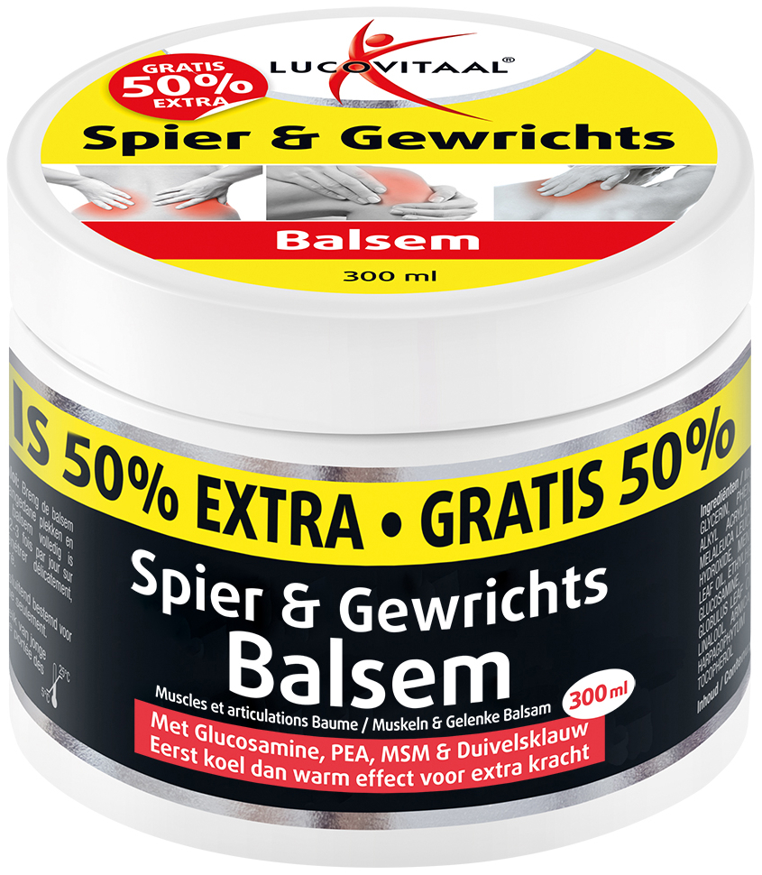 Lucovitaal Spier & Gewrichtsbalsem 50% Extra 300 ml