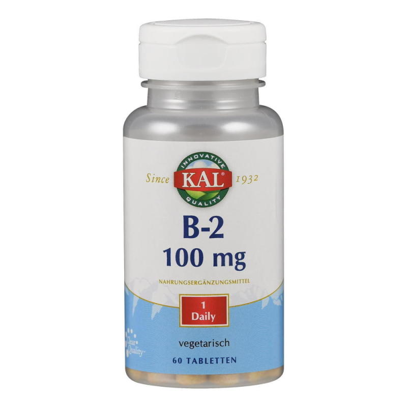 Vitamine B2 100 mg 60st