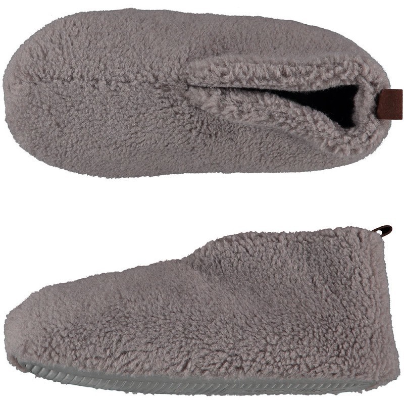Slof dames teddy grijs 41/42 1paar