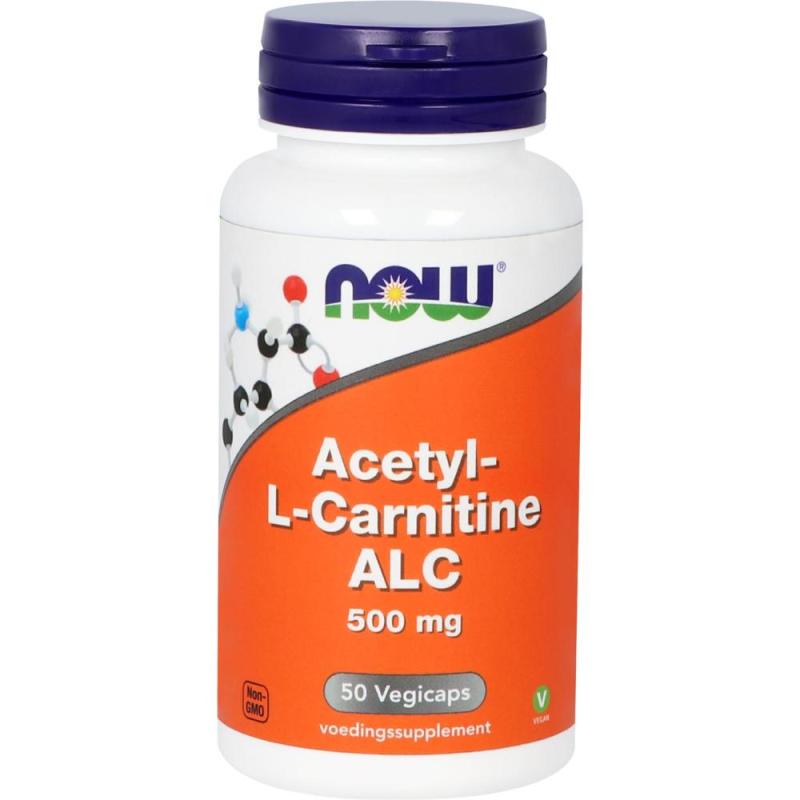 Acetyl-L-Carnitine 500mg 50 capsules