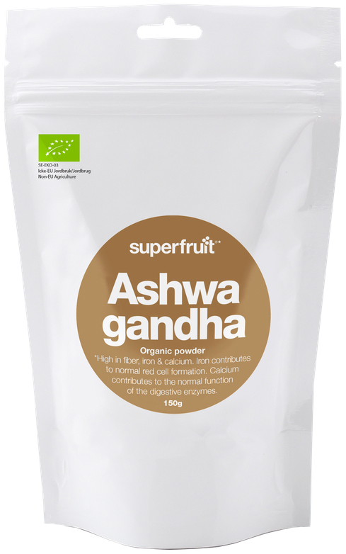 Superfruit Ashwagandha Poeder Biologisch 150 gram
