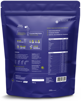 Vitakruid Vegan clear protein mango grapefruit 750g