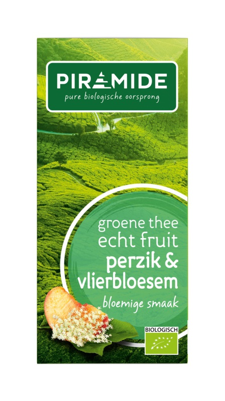 Groene Thee Perzik Vlierbloesem 20 stuks