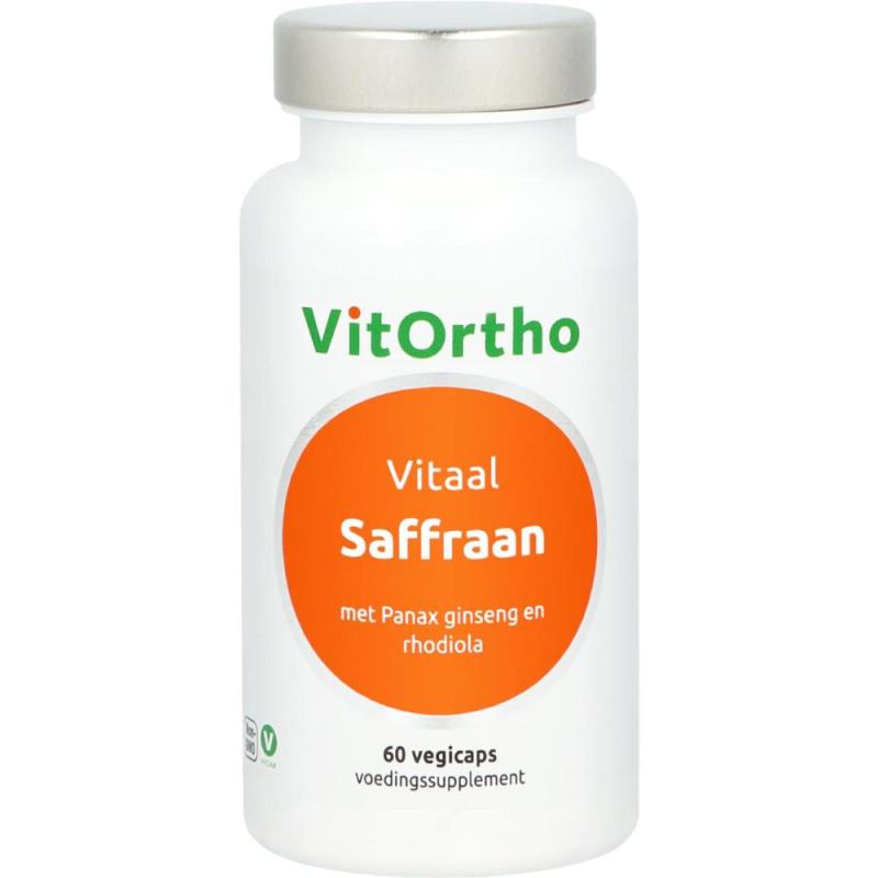 VitOrtho Saffraan Vitaal 60 Vegan Capsules