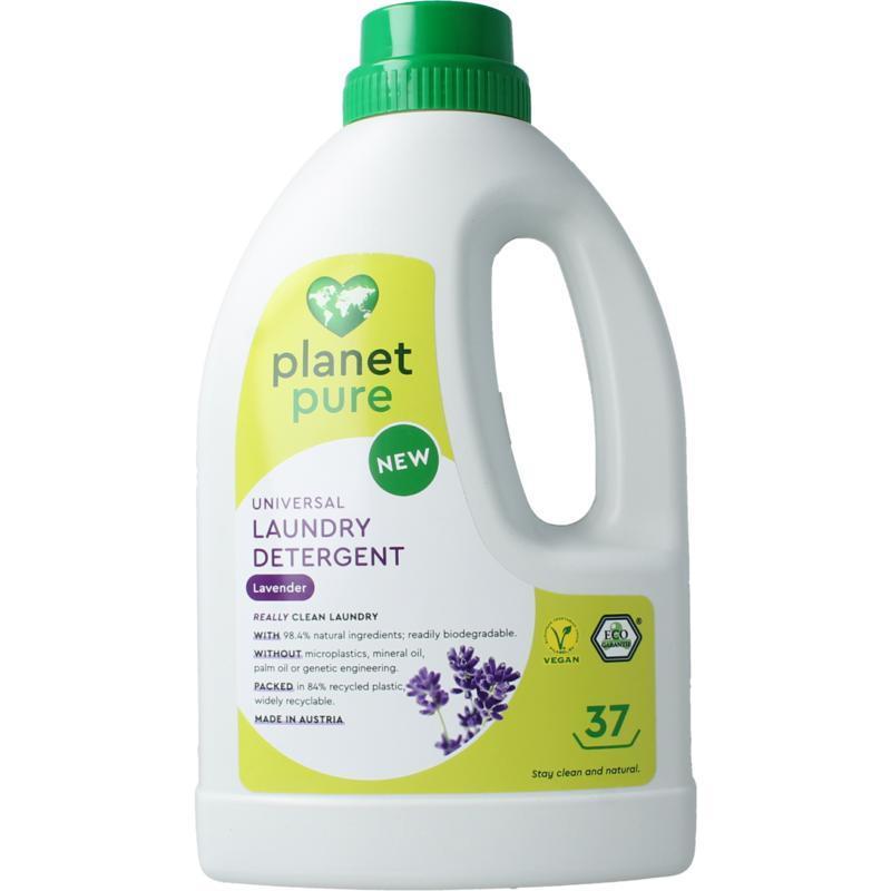 Planet Pure Wasmiddel vloeibaar universeel lavendel 1480ml