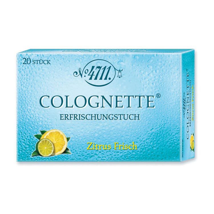 Verfrissingdoekjes Colognette Lemon 20 stuks